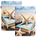 For Amazon Kindle Paperwhite / 2 / 3 / 4 Sewing Litchi Texture Smart Leather Tablet Case(Starfish)