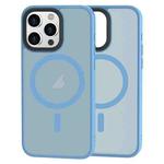 For iPhone 12 Pro Max Brilliant Series MagSafe Micro-frosted Anti-fingerprint PC Phone Case(Blue)