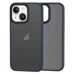 For iPhone 13 Brilliant Series Micro-frosted Anti-fingerprint PC Phone Case(Dark Blue)