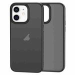 For iPhone 12 / 12 Pro Brilliant Series Micro-frosted Anti-fingerprint PC Phone Case(Black)