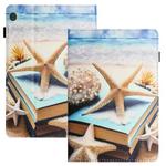 For Lenovo Tab M10 Sewing Litchi Texture Smart Leather Tablet Case(Starfish)