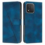 For Honor X5 Dream Triangle Leather Phone Case with Lanyard(Blue)