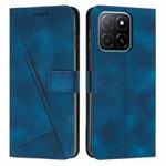 For Honor X5b / X5b Plus Dream Triangle Leather Phone Case with Lanyard(Blue)