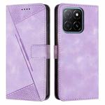 For Honor X5b / X5b Plus Dream Triangle Leather Phone Case with Lanyard(Purple)