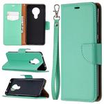 For Nokia 5.3 Litchi Texture Pure Color Horizontal Flip Leather Case with Holder & Card Slots & Wallet & Lanyard(Green)