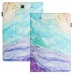 For Samsung Galaxy Tab A 8.0 2015 Sewing Litchi Texture Smart Leather Tablet Case(Oil Painting)