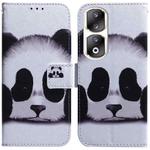 For Honor 90 Pro Coloured Drawing Flip Leather Phone Case(Panda)