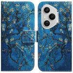 For Honor 400 Pro Global 160.8mm Coloured Drawing Flip Leather Phone Case(Apricot)