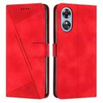 For OPPO A1 Pro / Reno8 T 5G Dream Triangle Leather Phone Case with Lanyard(Red)