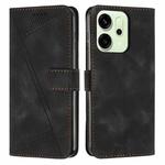 For OPPO Reno14 Global /  Reno14 F 5G Dream Triangle Leather Phone Case with Lanyard(Black)
