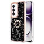 For OPPO Reno12 Global Electroplating Dual-side IMD Phone Case with Ring Holder(Equation)