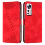 For Xiaomi 12 Lite Dream Triangle Leather Phone Case with Lanyard(Red)