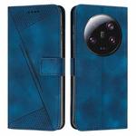 For Xiaomi 13 Ultra Dream Triangle Leather Phone Case with Lanyard(Blue)