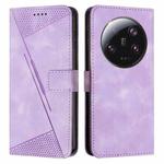 For Xiaomi 13 Ultra Dream Triangle Leather Phone Case with Lanyard(Purple)