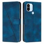 For Xiaomi Redmi A1+ / A2+ Dream Triangle Leather Phone Case with Lanyard(Blue)
