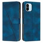 For Xiaomi Redmi A1 / A2 Dream Triangle Leather Phone Case with Lanyard(Blue)