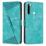 For Xiaomi Redmi Note 8 Dream Triangle Leather Phone Case with Lanyard(Green)