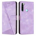 For Xiaomi Redmi Note 8T Dream Triangle Leather Phone Case with Lanyard(Purple)