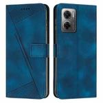 For Xiaomi Redmi Note 11E / Note 10 5G 2022 Dream Triangle Leather Phone Case with Lanyard(Blue)