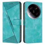 For Xiaomi 14 Ultra Dream Triangle Leather Phone Case with Lanyard(Green)