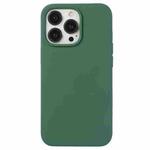 For iPhone 15 Pro Max Liquid Silicone Phone Case(Clover Green)