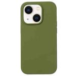 For iPhone 15 Liquid Silicone Phone Case(Pine Green)