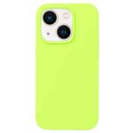 For iPhone 14 Liquid Silicone Phone Case(Brilliant Green)