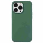 For iPhone 14 Pro Liquid Silicone Phone Case(Clover Green)