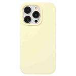 For iPhone 12 / 12 Pro Liquid Silicone Phone Case(Milky Yellow)