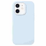 For iPhone 12 mini Liquid Silicone Phone Case(Sky Blue)