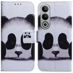 For OnePlus Nord CE4 5G Coloured Drawing Flip Leather Phone Case(Panda)