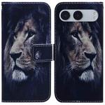 For OnePlus Nord 4 Coloured Drawing Flip Leather Phone Case(Lion)