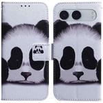 For OnePlus Nord 4 Coloured Drawing Flip Leather Phone Case(Panda)