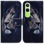 For OnePlus Nord CE4 Lite Coloured Drawing Flip Leather Phone Case(Lion)