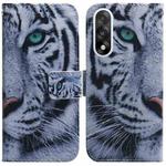 For OnePlus Ace 5 Ultra / Nord 5 5G Coloured Drawing Flip Leather Phone Case(Tiger)