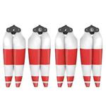 For DJI Air 3 Sunnylife 8747F Low Noise Quick-release Propellers, Style:2 Pairs Red White