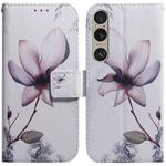 For Sony Xperia 1 VI Coloured Drawing Flip Leather Phone Case(Magnolia)