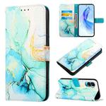 For Honor 90 Lite PT003 Marble Pattern Flip Leather Phone Case(LS003)