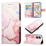 For Honor 90 PT003 Marble Pattern Flip Leather Phone Case(LS005)