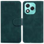 For Honor 400 Lite Skin Feel Pure Color Flip Leather Phone Case(Green)