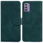 For Nokia G42 Skin Feel Pure Color Flip Leather Phone Case(Green)