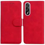 For OnePlus Ace 5 Ultra / Nord 5 5G Skin Feel Pure Color Flip Leather Phone Case(Red)