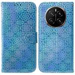 For Honor Magic7 Colorful Magnetic Buckle Leather Phone Case(Blue)