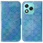 For Honor 400 Lite Colorful Magnetic Buckle Leather Phone Case(Blue)