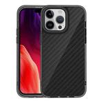 For iPhone 15 Pro Max Armor Carbon Fiber TPU + PC Phone Case(Black)