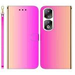 For Honor 90 Pro Imitated Mirror Surface Leather Phone Case(Gradient Color)