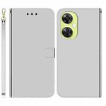 For OnePlus Nord CE 3 Lite/Nord N30 Imitated Mirror Surface Leather Phone Case(Silver)