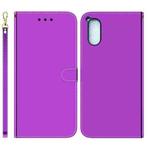 For Sony Xperia 5 V Imitated Mirror Surface Leather Phone Case(Purple)