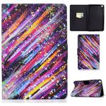 For Samsung Galaxy Tab A 8.0 (2019) T290 / T295 Voltage Painted Pattern Tablet PC Protective Leather Case with Bracket & Card Slots & Anti-skid Strip(Meteor)