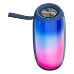 HOPESTAR P40 Pro IPX6 Waterproof RGB Light Wireless Bluetooth Speaker(Blue)